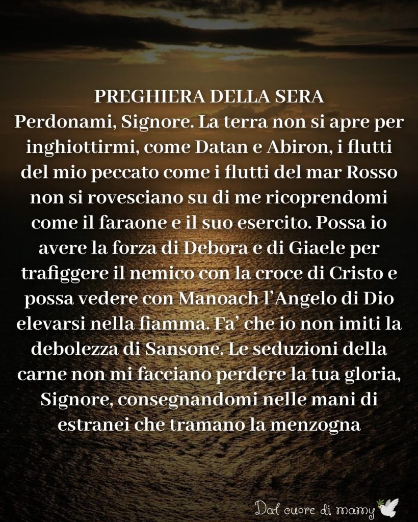 Preghiera della sera